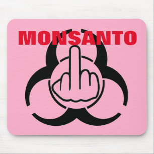 Mousepad Monsanto Bio Hazard Gedreht