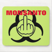 Mousepad Monsanto Bio Hazard Gedreht (Vorne)