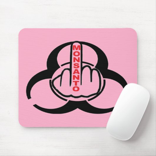 Mousepad Monsanto Bio Hazard Gedreht (Mit Mouse)