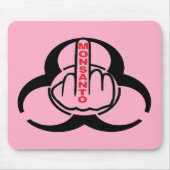 Mousepad Monsanto Bio Hazard Gedreht (Vorne)