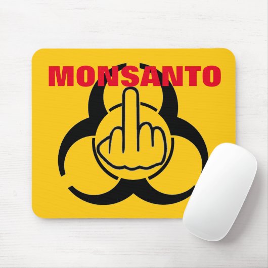 Mousepad Monsanto Bio Hazard Gedreht (Mit Mouse)