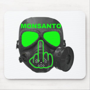 Mousepad Monsanto Gasmaske Gedreht