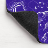 Mousepad "Moon and Stars" (blau) (Ecke)