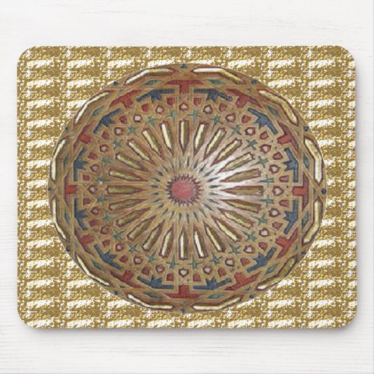 Mousepad Morrocon Beauty on Gold (Vorne)