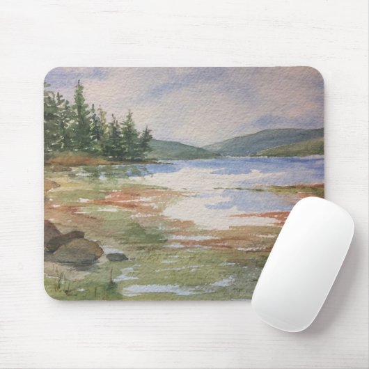 Mousepad (Mousepad): Aquarellfarben, leise Gezeite (Mit Mouse)