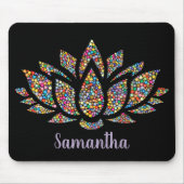 Mousepad-Mousepad für die Blume Lotus Mousepad (Vorne)