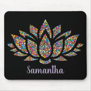 Mousepad-Mousepad für die Blume Lotus Mousepad