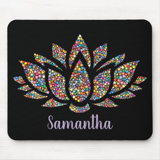 Mousepad-Mousepad für die Blume Lotus Mousepad (Vorne)