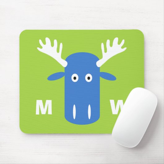 Mousepad Mousepad Moose Head Pop Art (Mit Mouse)