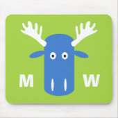 Mousepad Mousepad Moose Head Pop Art (Vorne)