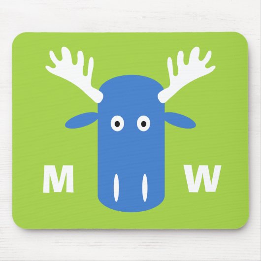 Mousepad Mousepad Moose Head Pop Art (Vorne)