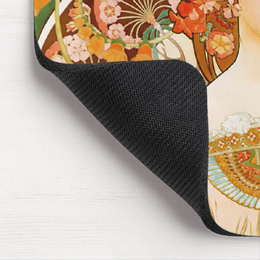 Mousepad: Mucha - Champenois Mousepad (Ecke)