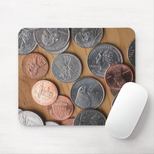 Mousepad - Münzen (Mit Mouse)