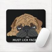 Mousepad muss Gesichtsausdruck/Bull Dog Welpe habe (Mit Mouse)