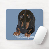 Mousepad muss Gesichtszüge/Dackel-Welpe haben (Mit Mouse)