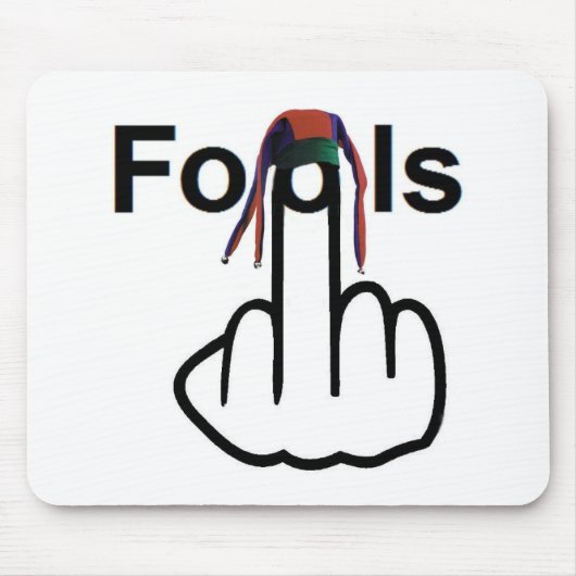 Mousepad-Narren Gedreht Mousepad (Vorne)
