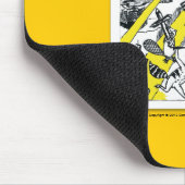 Mousepad Nashorn 39 Prolixin Dangerhouse LICHT (Ecke)