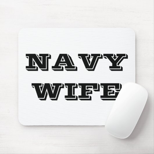 Mousepad Navy-Ehefrau (Mit Mouse)