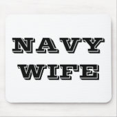 Mousepad Navy-Ehefrau (Vorne)