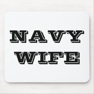 Mousepad Navy-Ehefrau