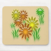 Mousepad - Neon Daisies (Vorne)