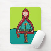 Mousepad, Niedlicher kleiner Rotkäppchen Mousepad (Mit Mouse)