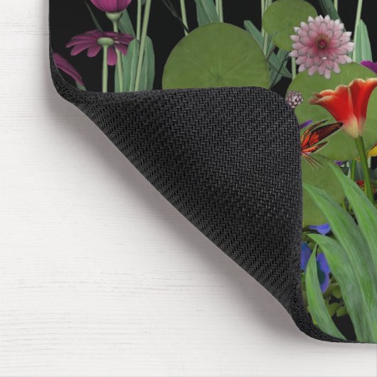 Mousepad Night Flower Garden (Ecke)