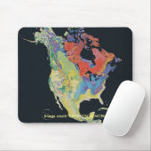 Mousepad/nordamerikanischer Kontinent Mousepad (Mit Mouse)