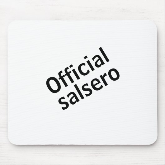 Mousepad oficial Salsero (Vorne)