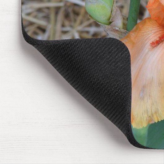Mousepad - orange Iris (Ecke)