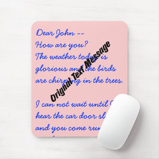 Mousepad - Originaltext (Mit Mouse)