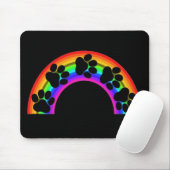 Mousepad-Paare auf einem Regenbogen Mousepad (Mit Mouse)
