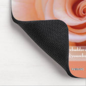 Mousepad-Peach-Rose - HAMbyWG Mousepad (Ecke)