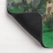 Mousepad Peles Castle Rumänien Wasserfarbe (Ecke)