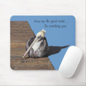 Mousepad - Pelican am Pier (Mit Mouse)