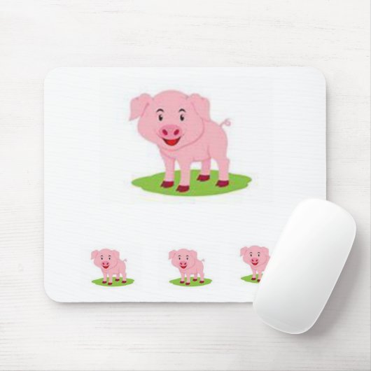 Mousepad Pig (Mit Mouse)