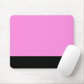 Mousepad Pink & Black Mousemat (Mit Mouse)