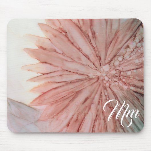 Mousepad "Pinkish Floral Painting" (Vorne)
