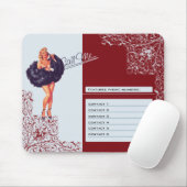 Mousepad - PinUp (Mit Mouse)