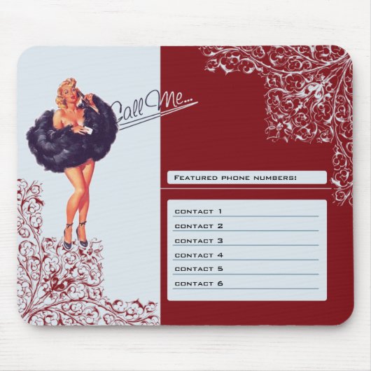 Mousepad - PinUp (Vorne)