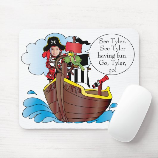 Mousepad "Piratenschiff" personalisieren (Mit Mouse)