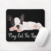 Mousepad-Play-Eat-Pee-Wiederholung/Furry-Puppy Mousepad (Mit Mouse)