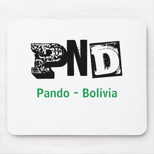 Mousepad PND Pando Bolivia (Vorne)