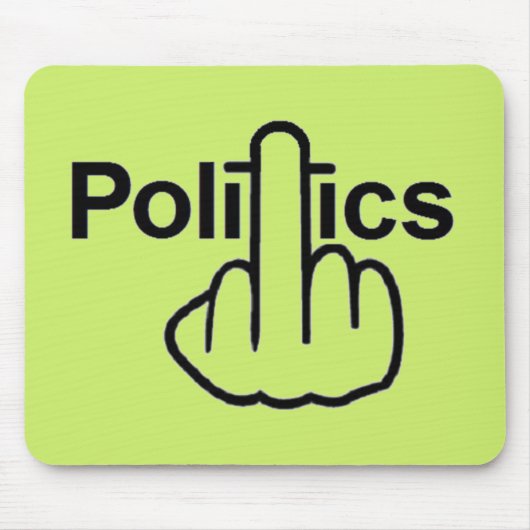 Mousepad-Politik Gedreht Mousepad (Vorne)