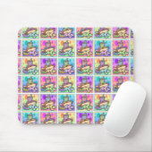 Mousepad - Pop Art Hot Dog mit Chips und einem Dri (Mit Mouse)