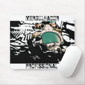 MousePad professioneller Taucher stilized (Mit Mouse)