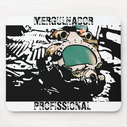 MousePad professioneller Taucher stilized (Vorne)