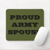 Mousepad Proud Army Ehefrau (Mit Mouse)
