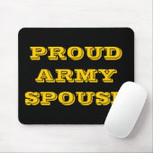 Mousepad Proud Army Ehefrau (Mit Mouse)