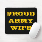 Mousepad Proud Army Ehefrau (Mit Mouse)